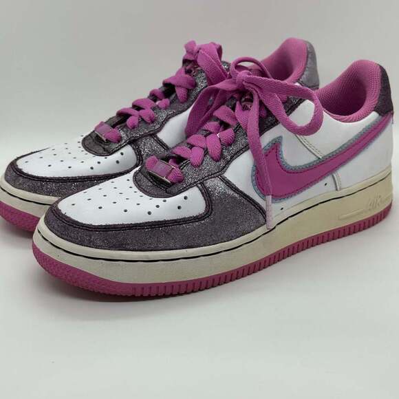 Nike Air Force 1 Low 'Cool Rose' Pink Purple Shimmer 315115-161 - Picture 4 of 10